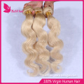 new coming new arrival honey 613 blonde brazilian hair weave , beauty blonde hair